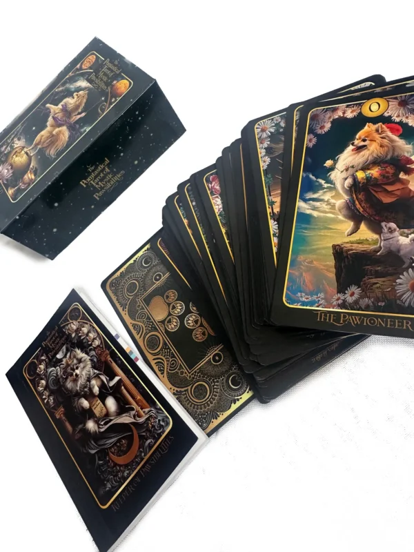 Mystic Pawsibilities Pomtastical Tarot, with beautiful magnetic box