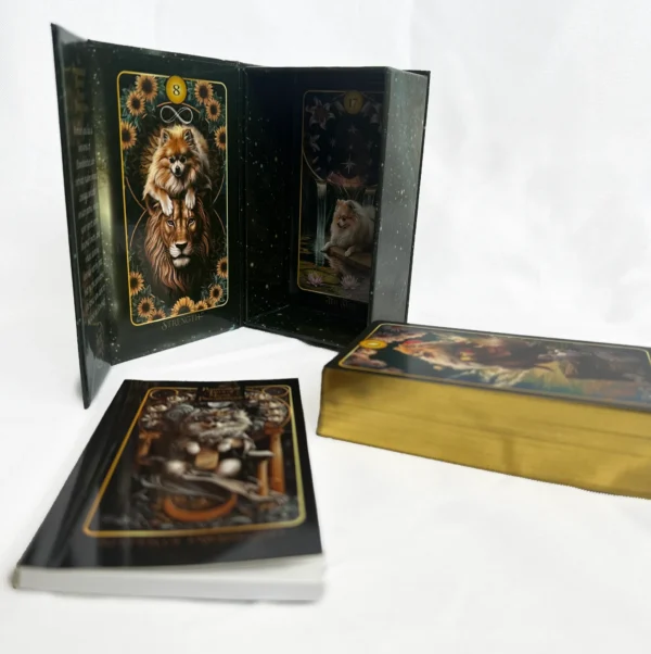 Mystic Pawsibilities Pomtastical Tarot Color Tabs for each Suit of the Tarot