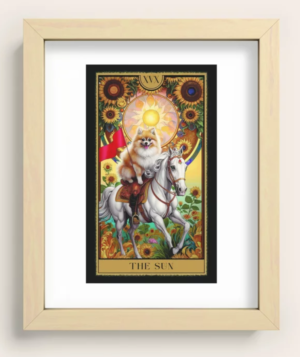 Pomtastic Tarot Sun Card